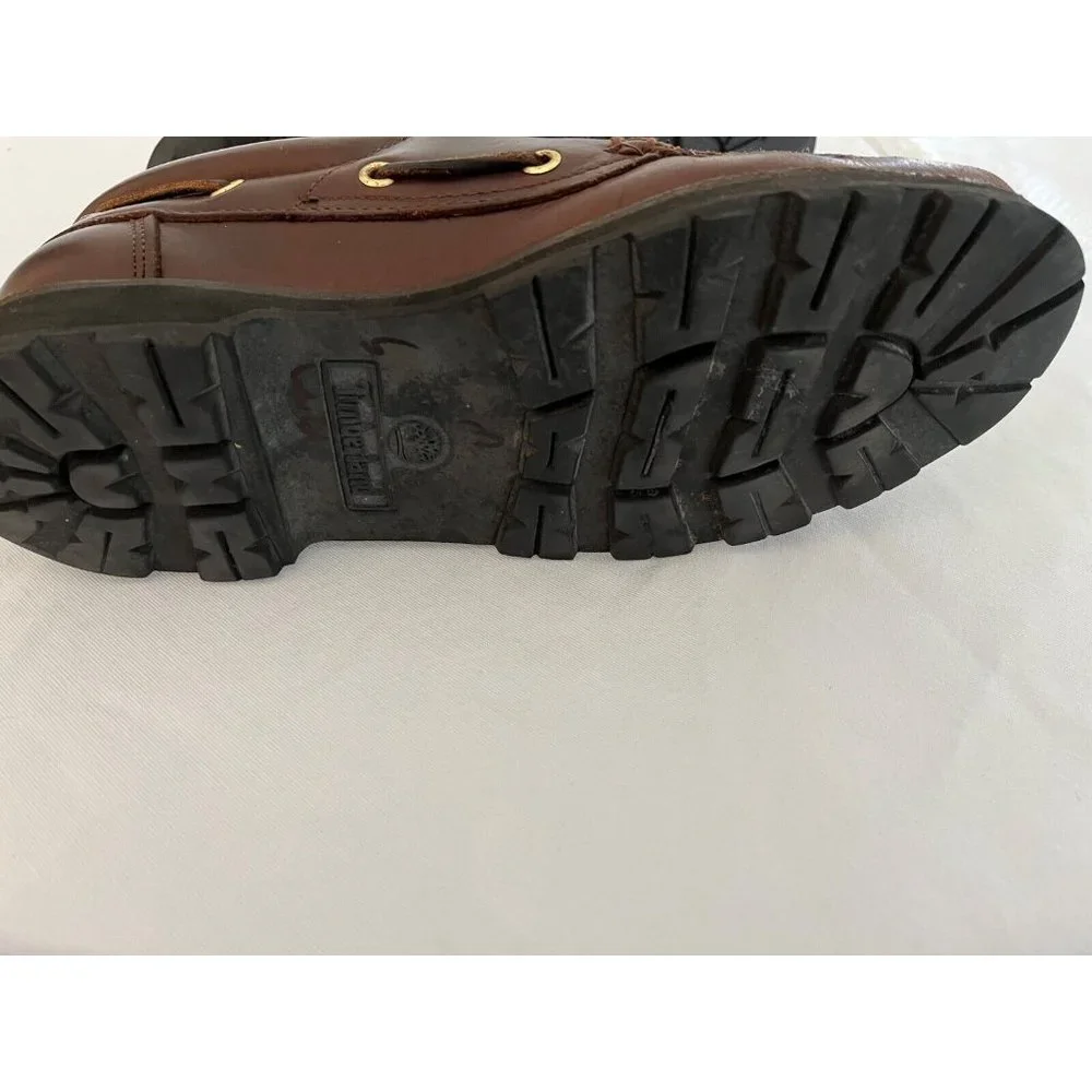 Timberland Lug Sole Men’s Brown Leather Boat Shoes